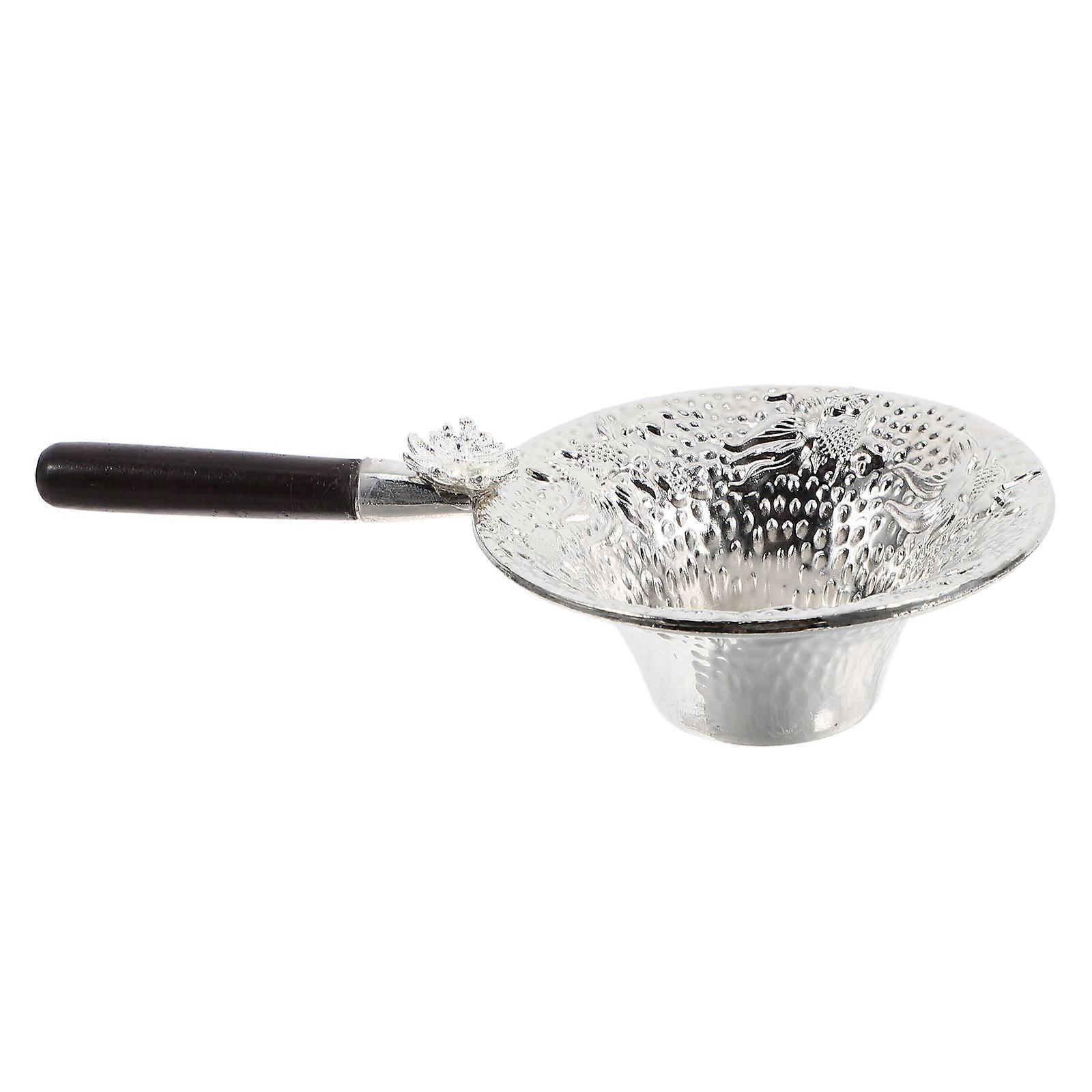 Rectangular Tea Infuser Filter Ideal For Loose Tea Filtering In Traditional Style Silver 4Pcs
