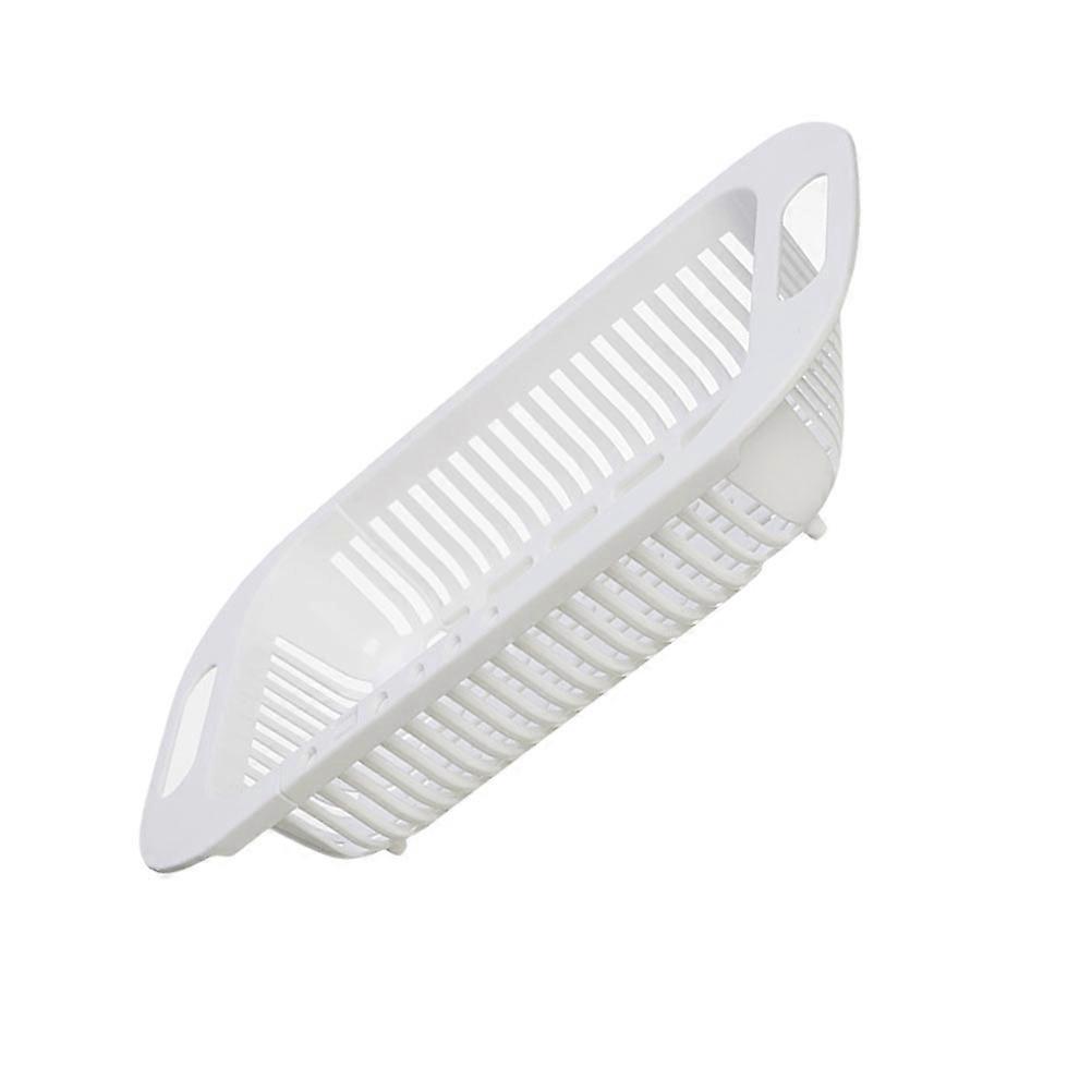 Kitchen Storage Basket Telescopic Drain Basket for 2Pcs Kitchen Use