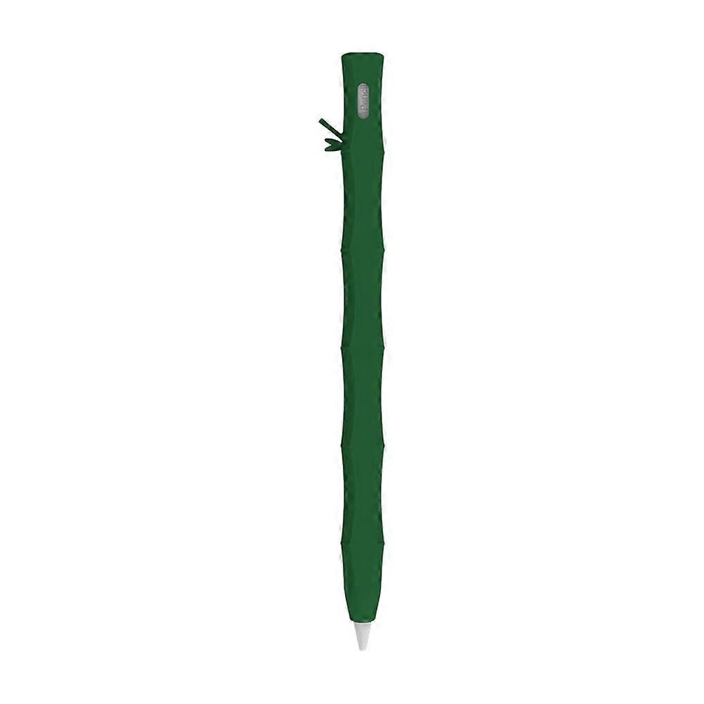 Pencil Protector Silicone Pencil Sleeve for Protection Use 2Pcs Green