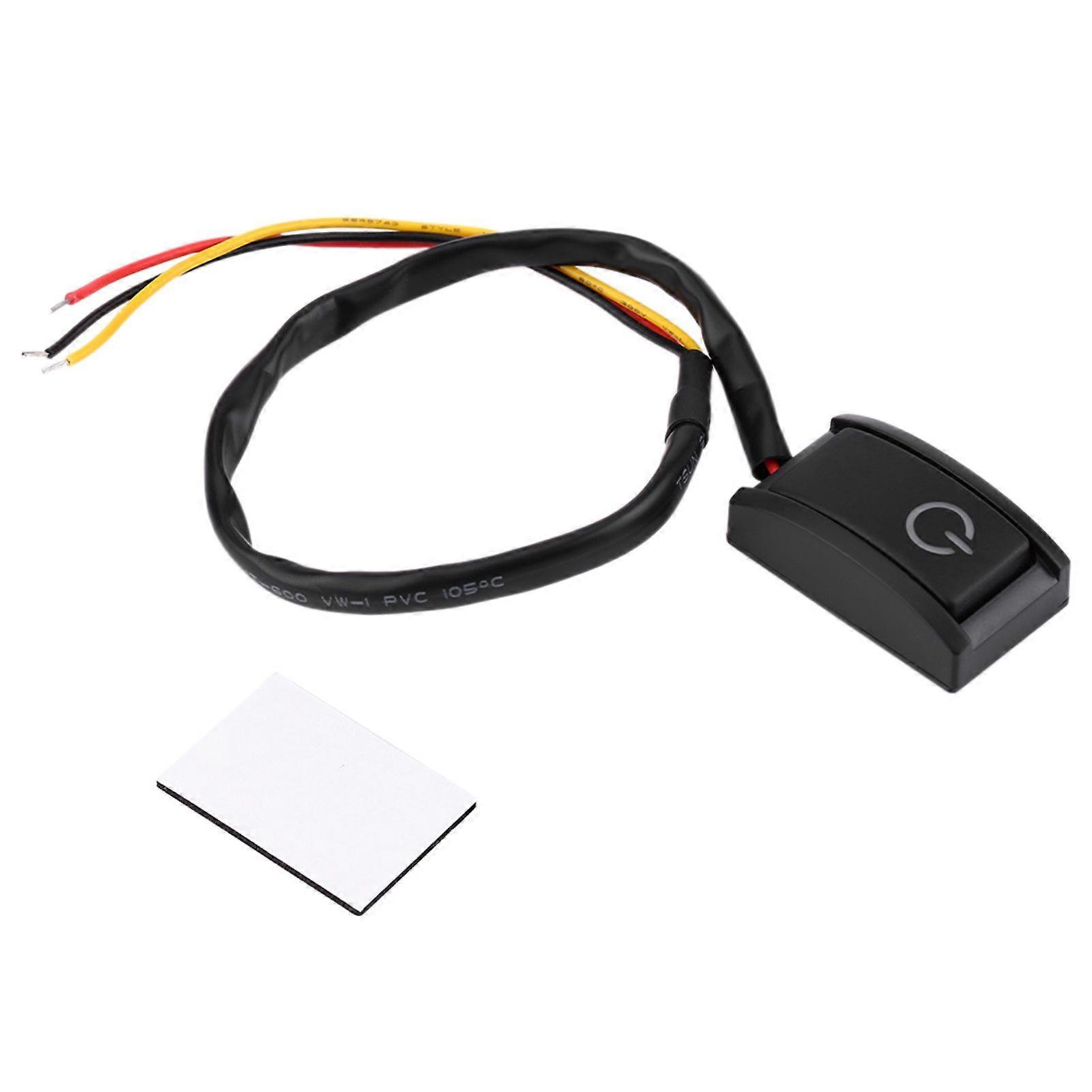 DC 12V 200mA Car DIY Switch Paste Type Sticky Button Switch ON/OFF