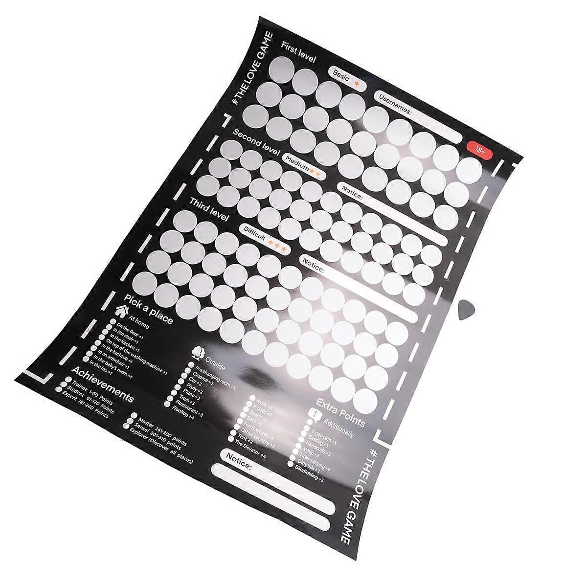 Game Scratch Off Poster Game for Couples