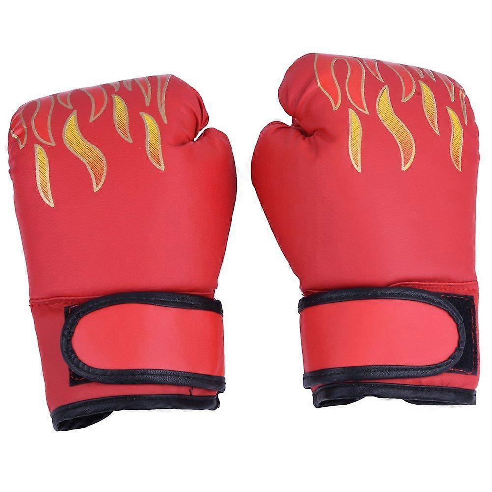 子供 ボクシング ファイティング ムエタイ スパーリング パンチング キックボクシング グラップリング サンドバッグ グローブ レッド