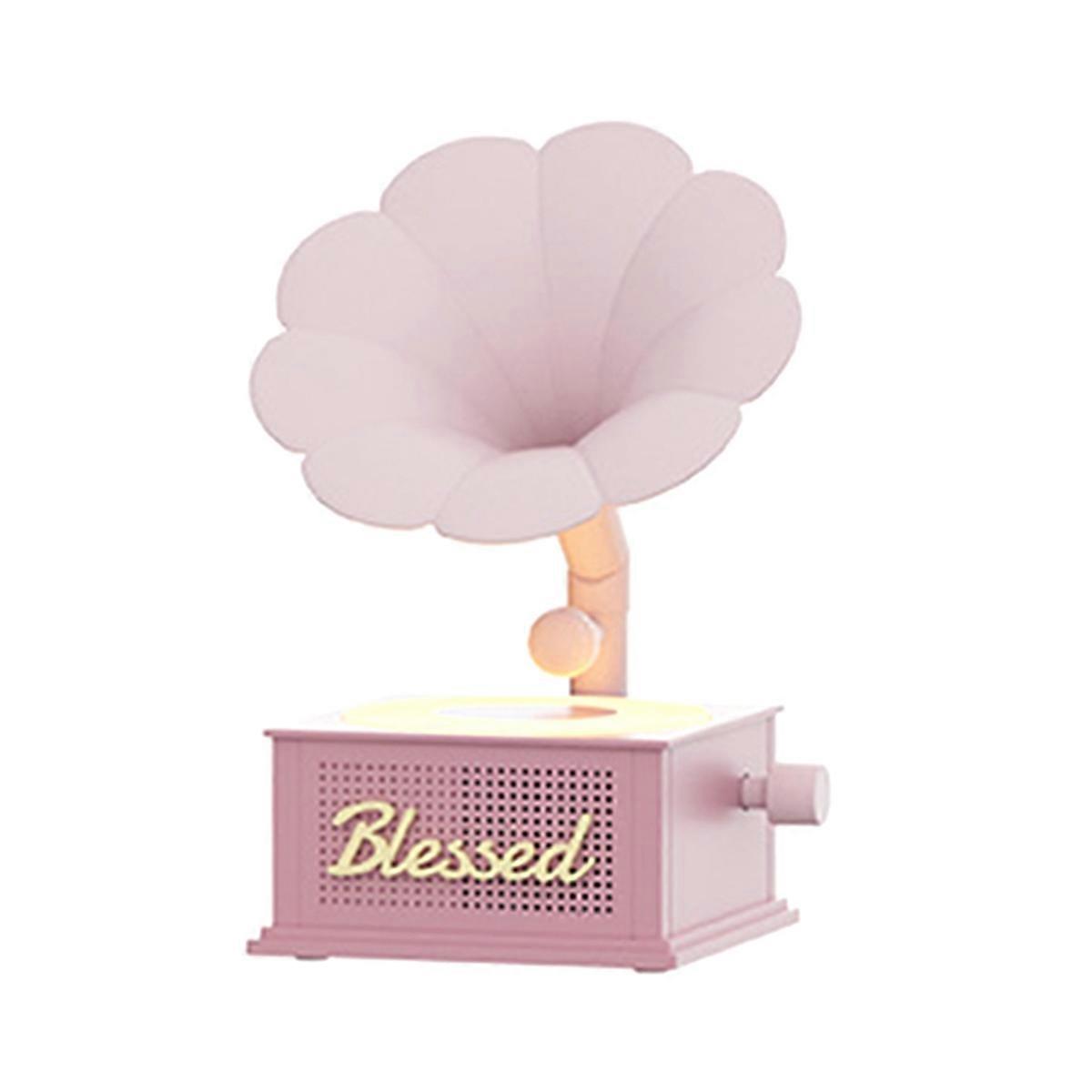 Mini Retro Bluetooth Speaker Wireless Mini Outdoor Sound System Pink