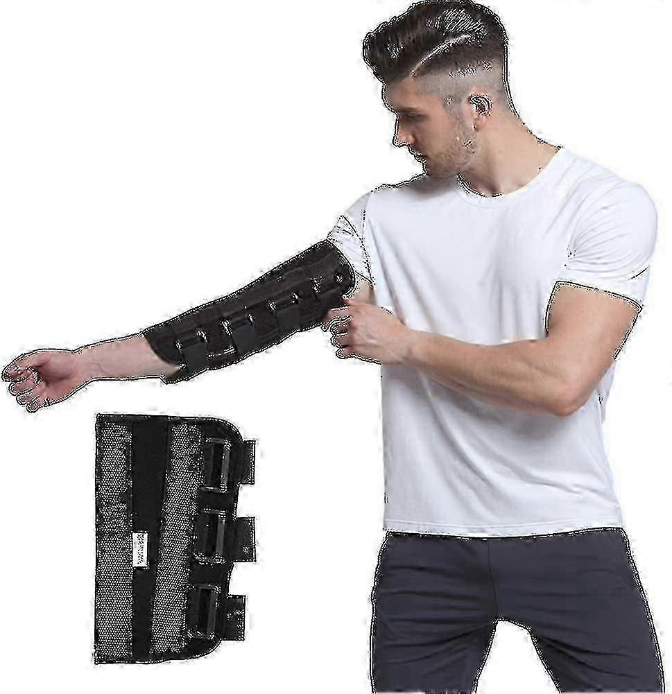 Brace Elbow Splint Brace Arm Immobilizer, Adjustable Hinged Strap Forarm Braces