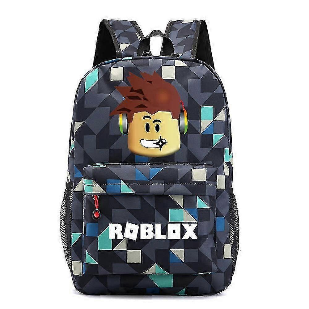Plecak Roblox dla dzieci, druk 3d o dużej pojemności torni, plecak dzienny dla chłopców Dziewczęta Prezent dla graczy