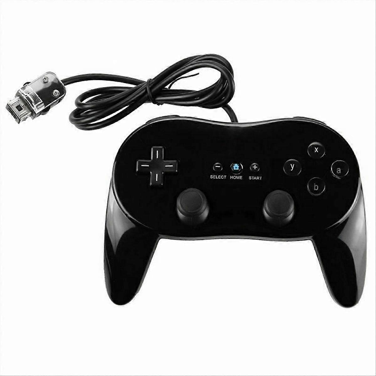 Game Pad Controller Console Joypad for Nintendo Wii Second Generation Wired Game Controller Gaming Remote Pad-Black