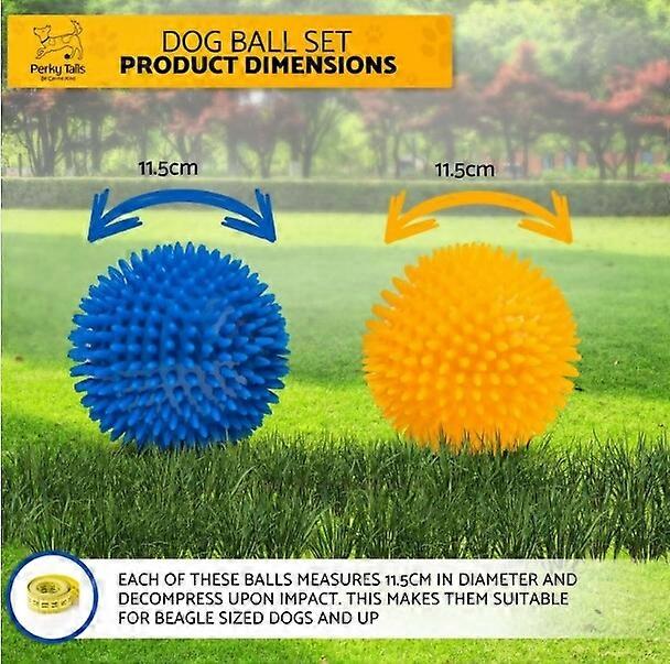 Indestructible Dog Toys for Aggressive Chewers - Squeaky Dog Ball, Pack of Three