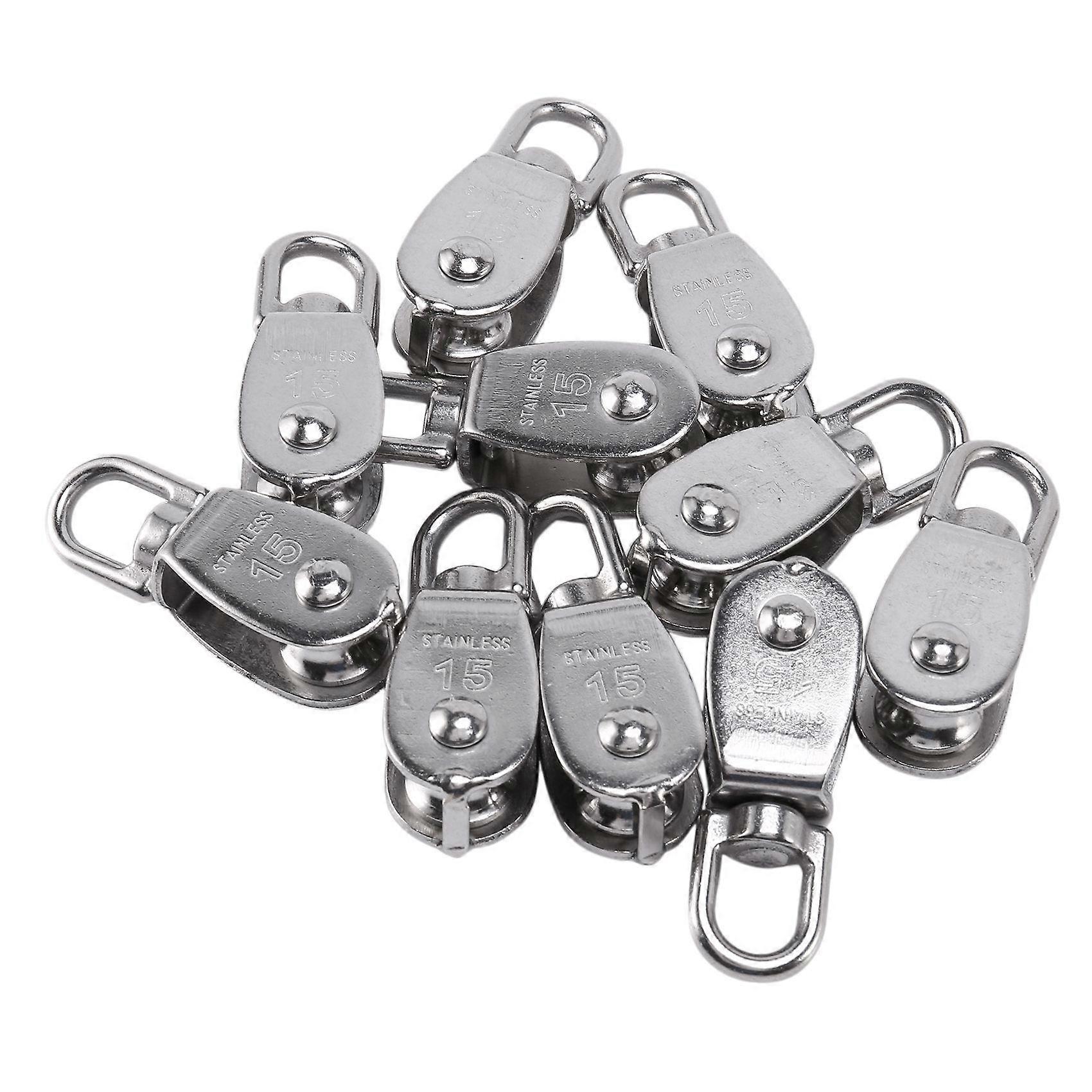 Krantrinseblokk M15 løftekran svingkrok enkel 10 stk