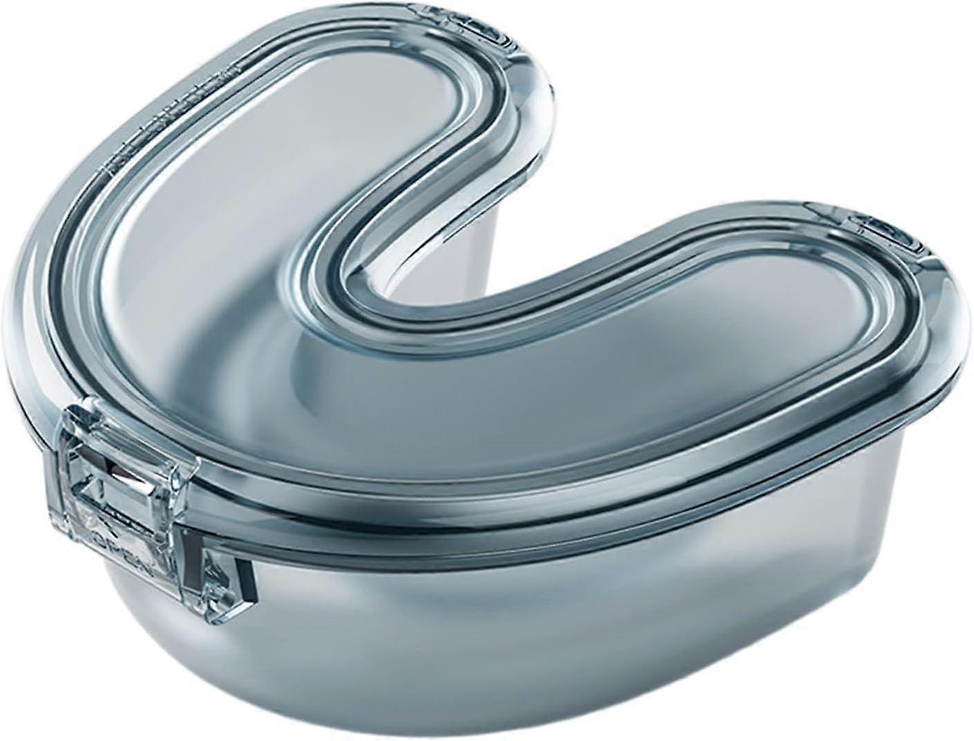 Dental Retainer Case,Mouthguard Storage Case,U-Shaped Night Guard Case