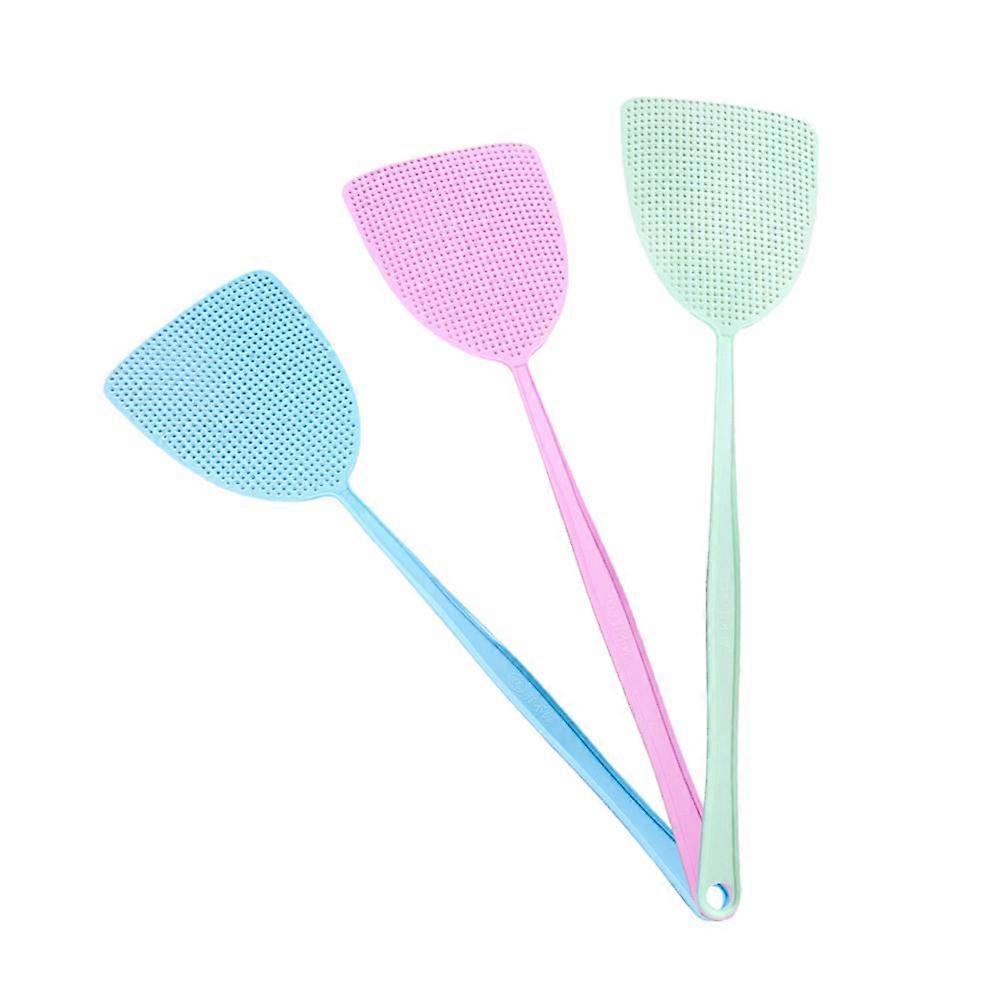 Durable Plastic Fly Swatter Set of 3 Hand Shaped Design for Effective Pest Control in Kitchen and Home