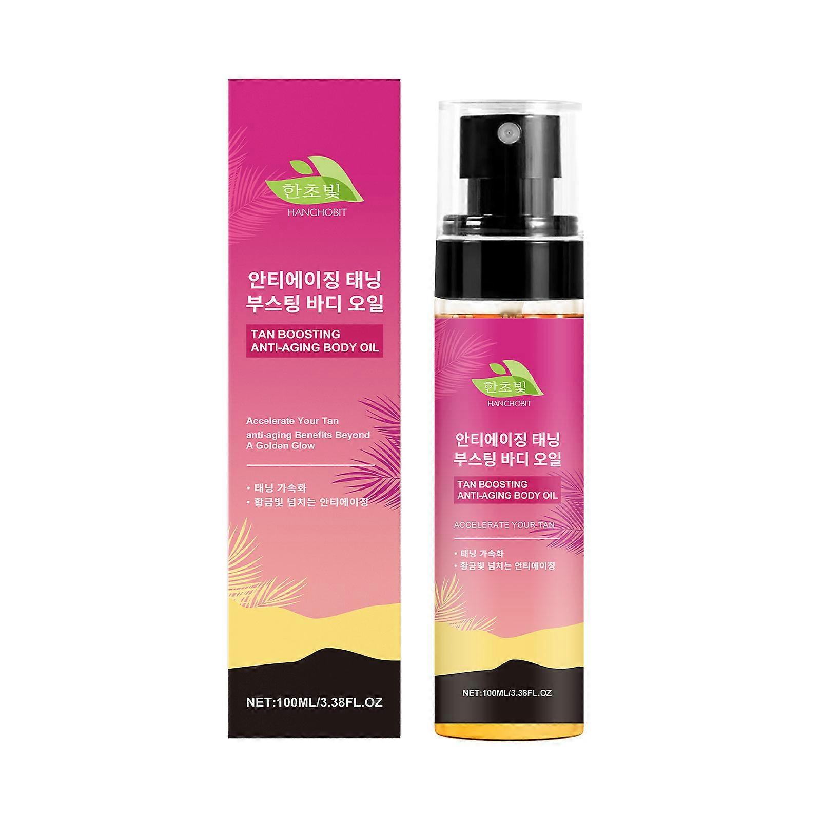 Hanchobit Help Black Body Oil Deep Luster Moisturizing Skin Even Skin Color Smooth Gentle Moisturizing