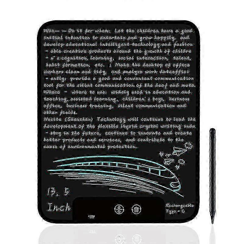 13.5" Single LCD Writing Tablet for Home Office & Gift