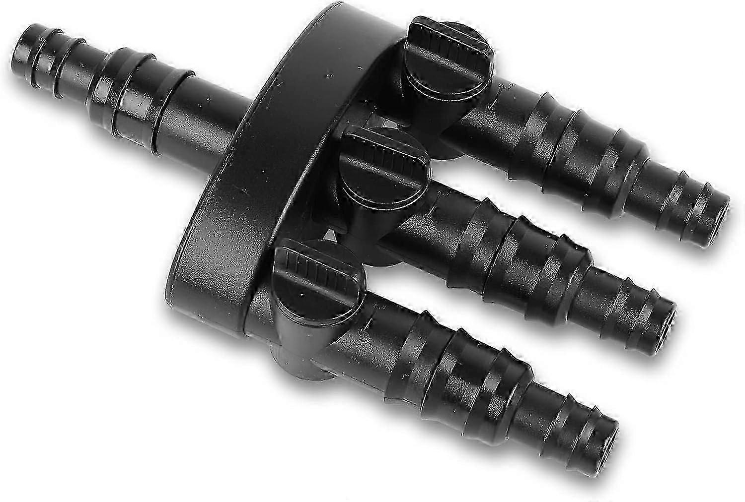 Water feature hose distributor 3-way connector for fountains