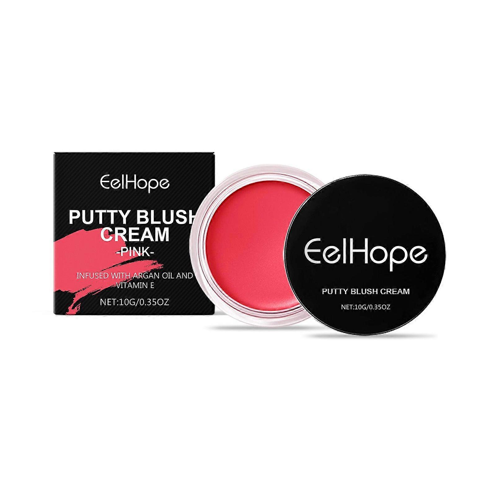 Eelhope Pink Blush Clay Is Natural, Fine, Light, Rosy And Color-Enhancing. It Is A Long-Lasting Single-Color Matte Blush