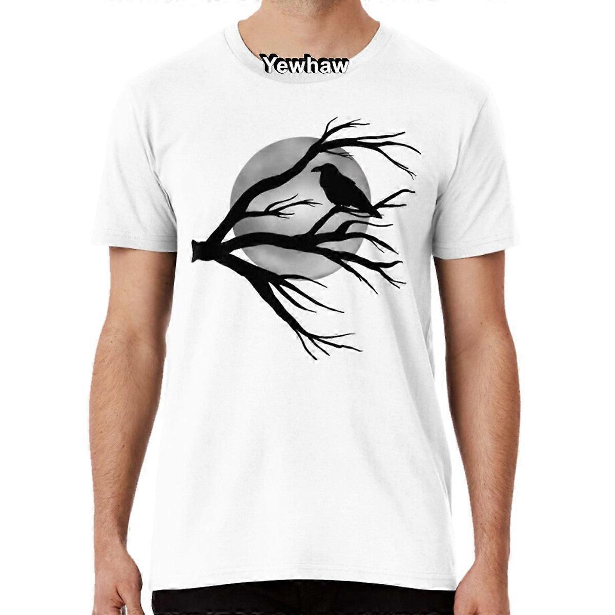 T-shirt corbeau pleine lune