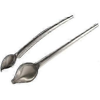 Cake Decorating Spoons, Set of 2 Multi-purpose Baking Tools for Chocolate Dessert Decorating
