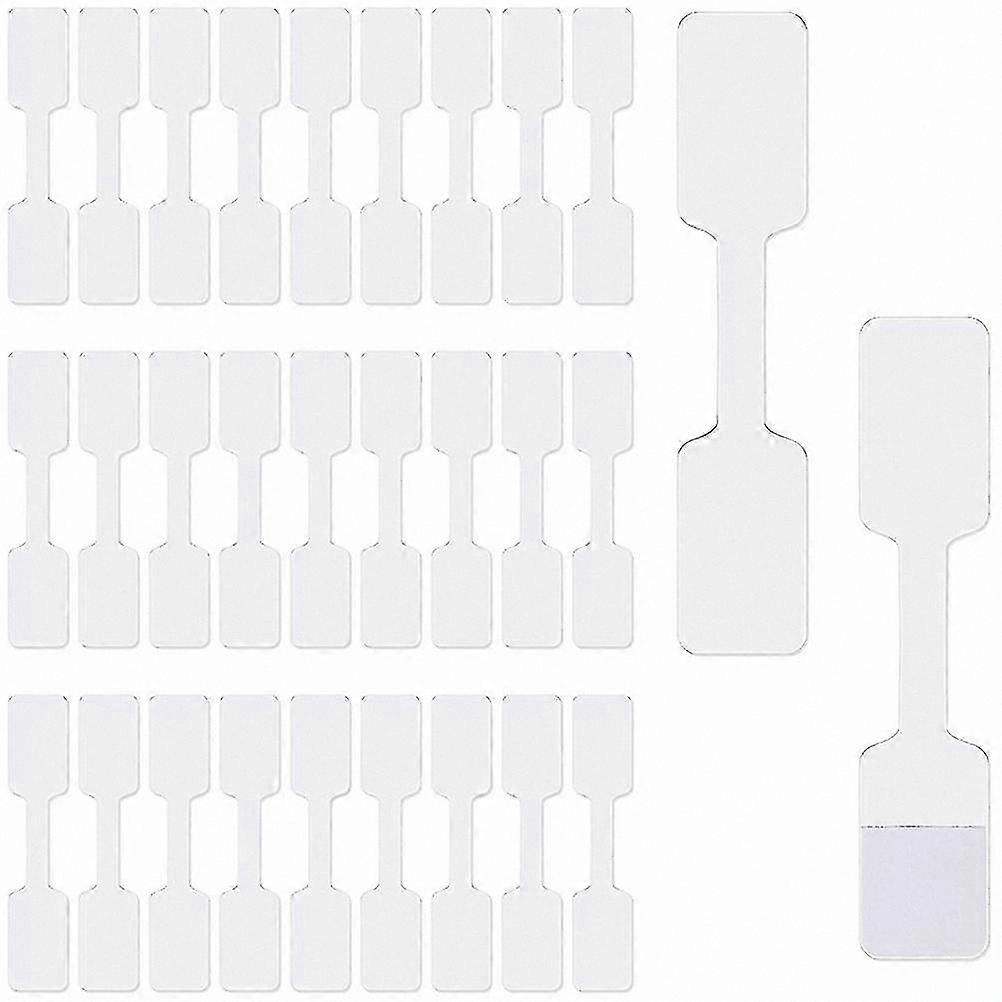 100 Pack Reusable Cable Labels with Self-Adhesive Backing Writable Wire Tags for Easy Organization