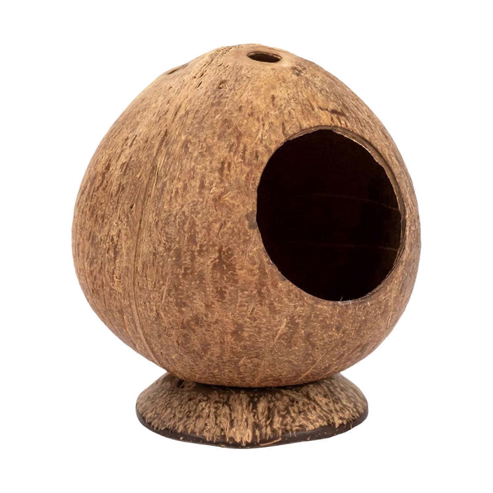 Dwarf Hamster Coconuts House Bedding Cage Accessory With Ventilation Holes Hamster Hideouts House Toy Multicolor