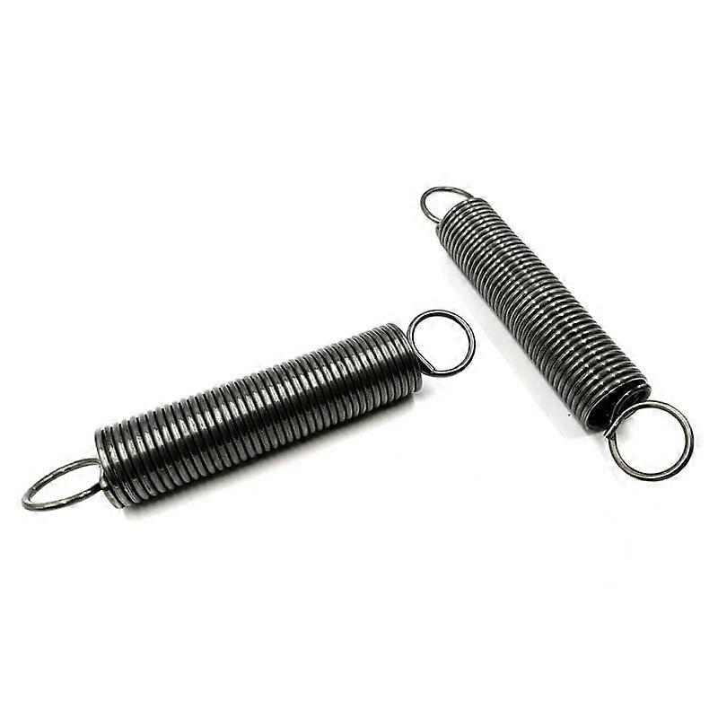Spring Steel Pull Extension Spring With Hook, 2mm Wire, OD 17/18mm, Length 60200mm, 2Pack