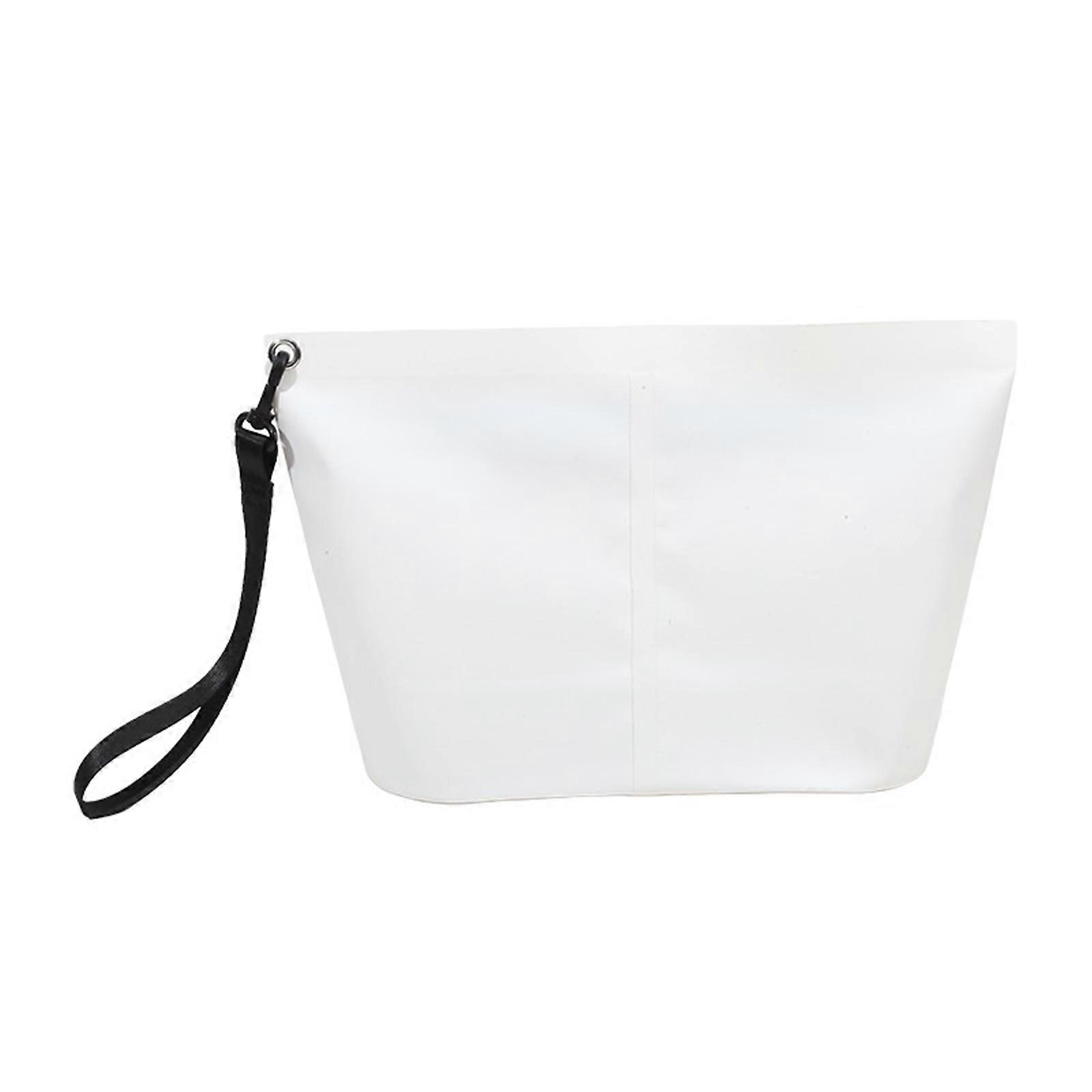 Praktisk Telefonpåse Bärbar Simväska Smink Förvaringsväska Fiskeväska Strandförvaring Handväska För Utomhus Vit Färg