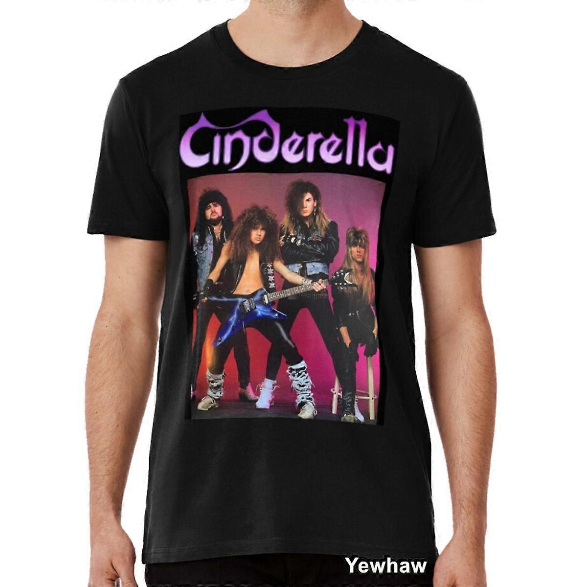 T-shirt avec le nouveau meilleur logo du groupe Cinderella, musique du groupe Cinderella, logo du groupe Cinderella