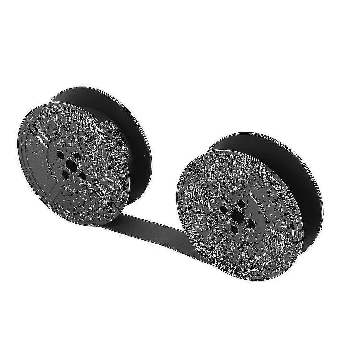 4 Pack Typewriter Ribbon Twin Spool Typewriter Ribbon Ink Twin Spool Ink Replacement Part for Most Typewriter(Black) SZRH