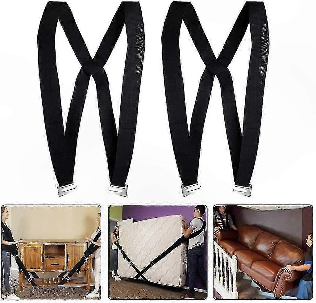 Heavy-Duty Transport Straps for Two-Person Moving, Durable Carrying Solution