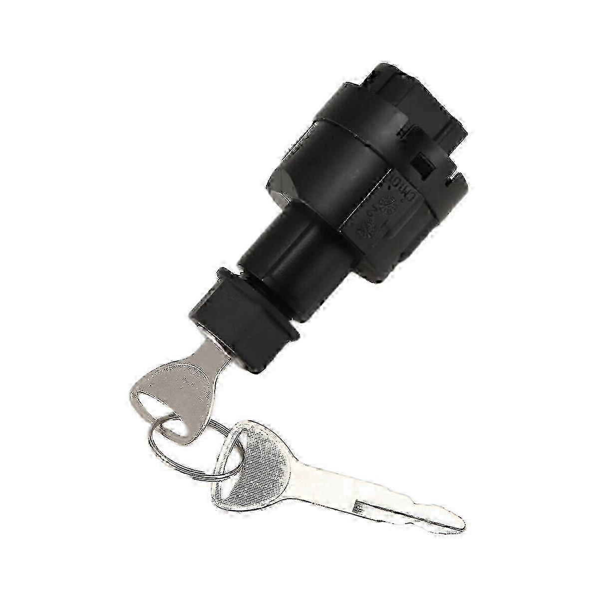 Replacement Ignition Switch 4P Cylinder 2 Keys for Toyota Forklift