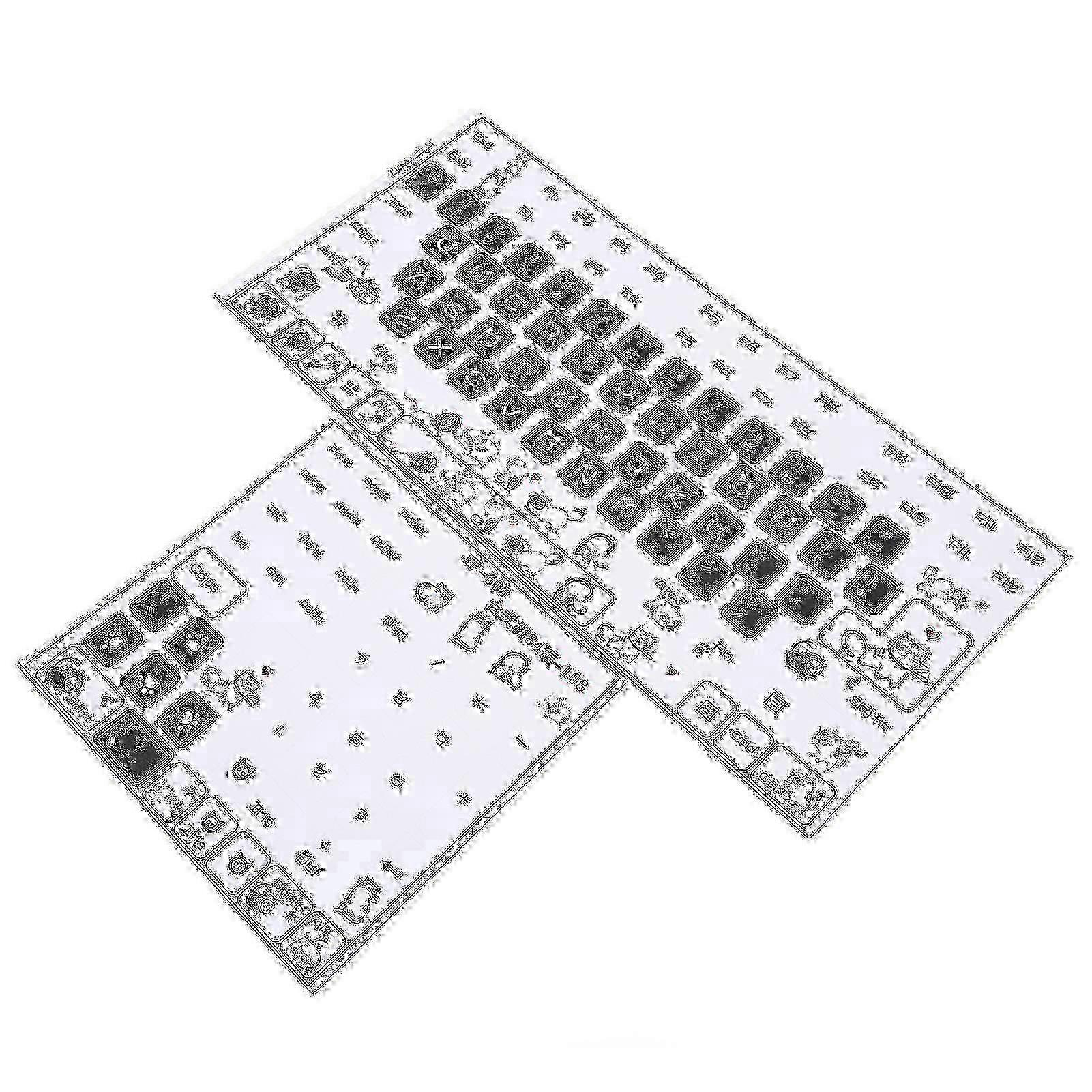 Keyboard Stickers PVC Clear Frosted Pattern Decorative DIY Cute Style Keycaps Stickers for General Desktop Computer 2025