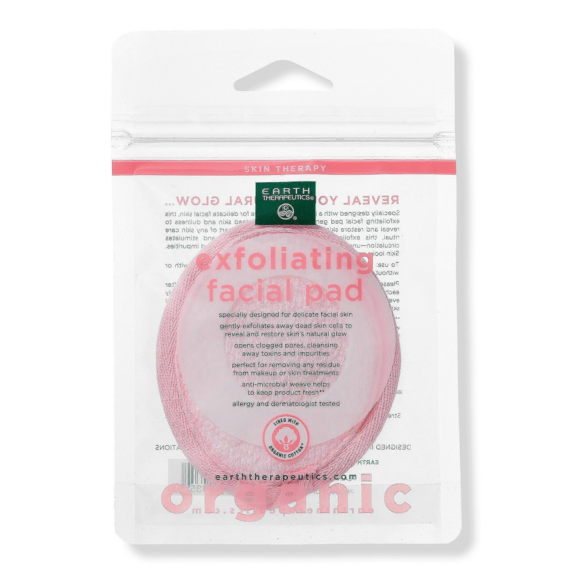 Earth Therapeutics Exfoliating Facial Pad, 1 Ea