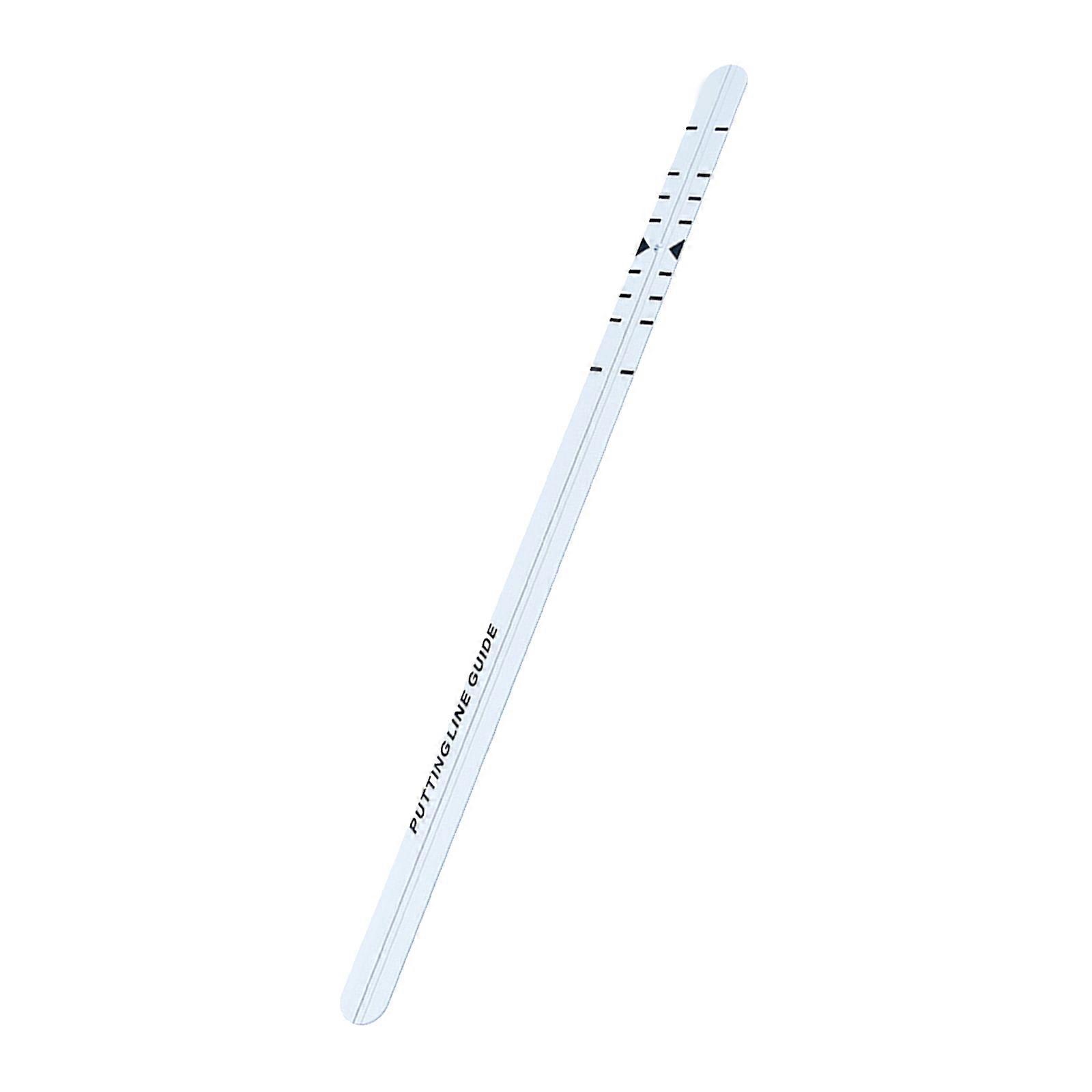 Golf Putting Ruler Portable Straight Ruler Golf Putting Alignment Rail Golf Trainer Tool for Putting Green Easy to Use Multicolor