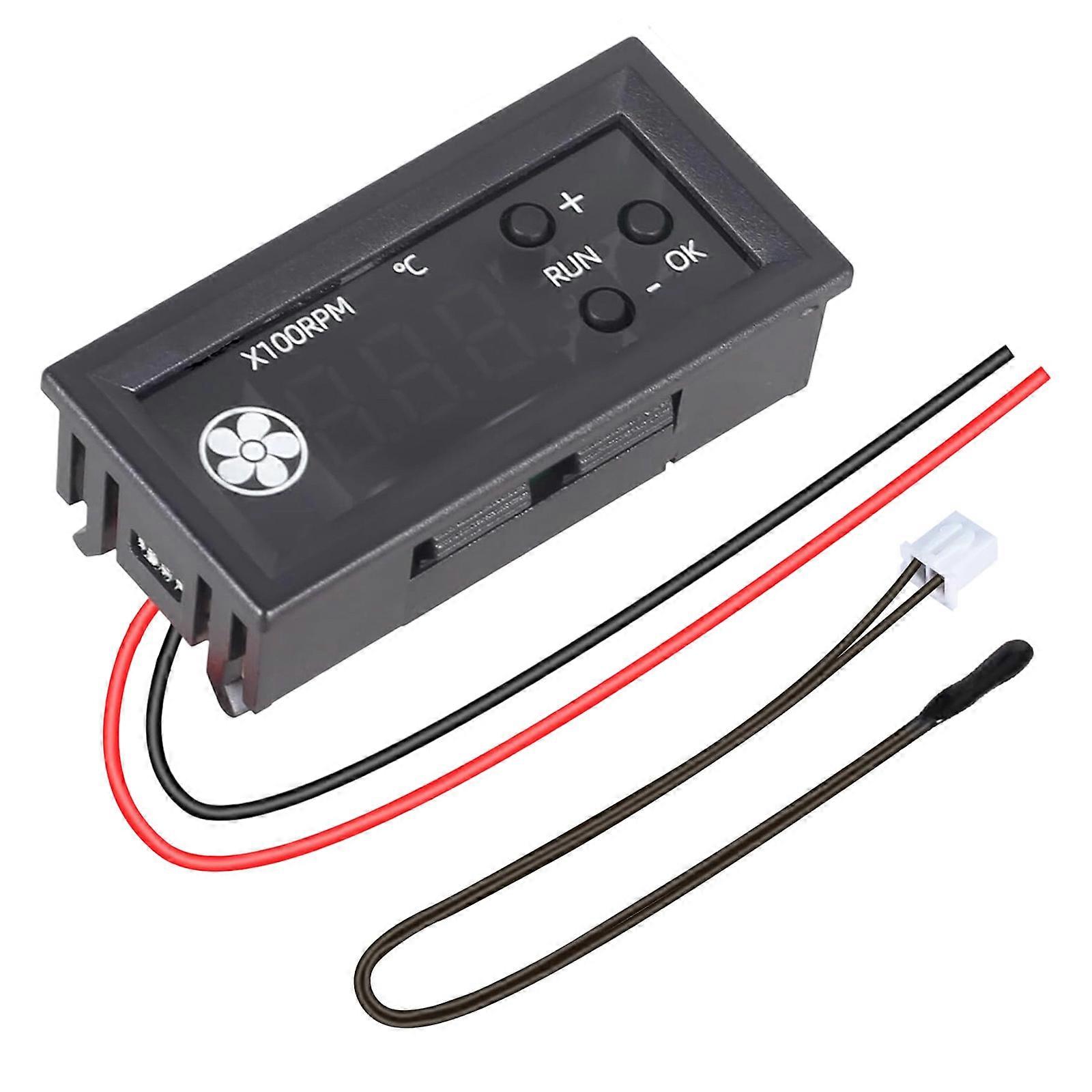 12V PWM 4 Wire Fan Speed Controller Module Noises reduction Low Controller Temperature Controlled Governor Enduring Multicolor