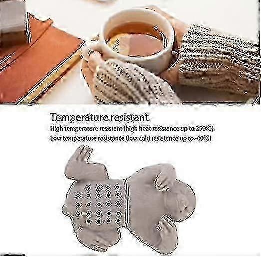Cute Sloth Tea Strainers For Loose Tea, Silicone Tea Infuser, Flexible Reusable Tea Diffuser Filter Strainer