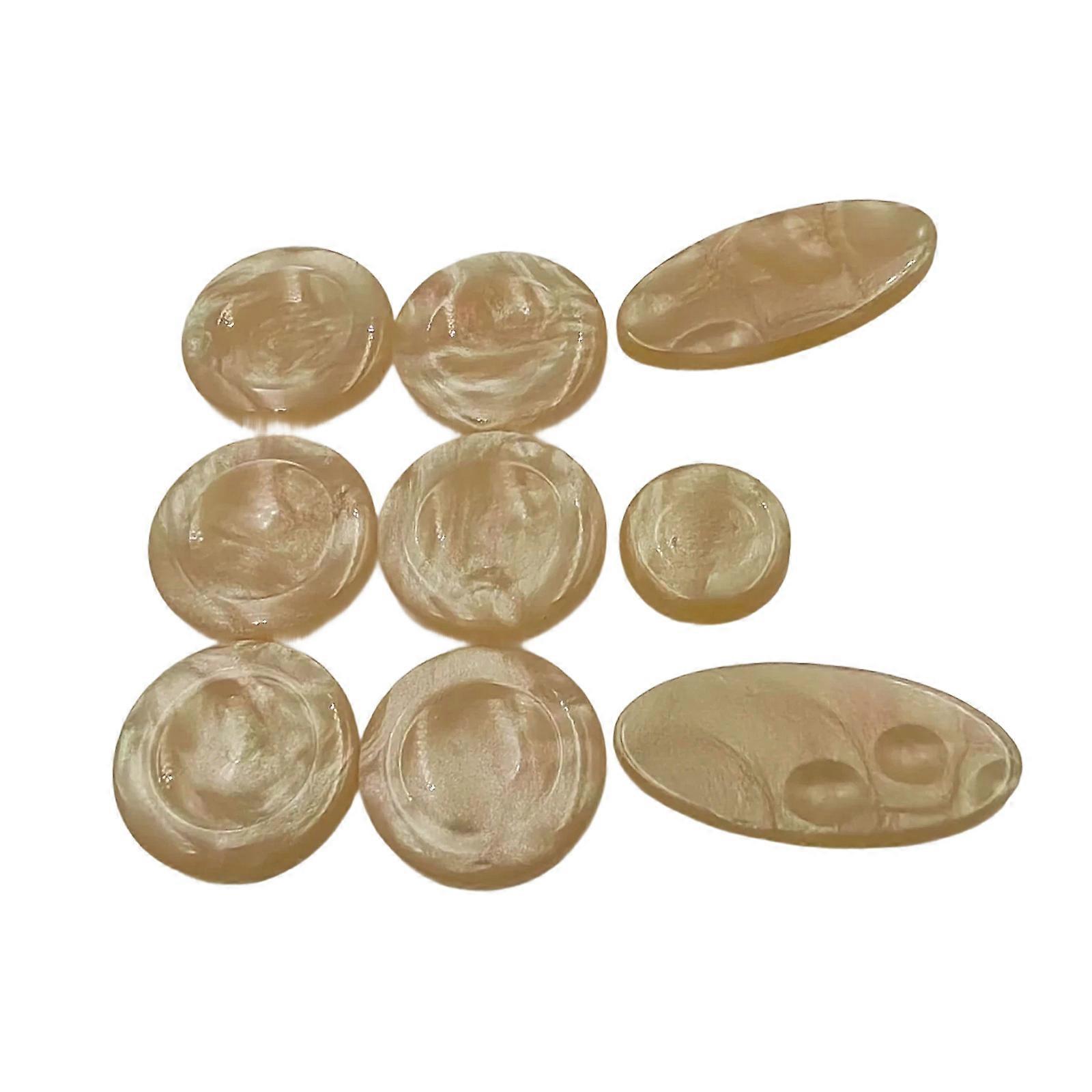 Complete Saxophone Key Pad Replacement Set Acrylic Texture Pads for Improved Key Response and Extended Service Life  Pink pearls