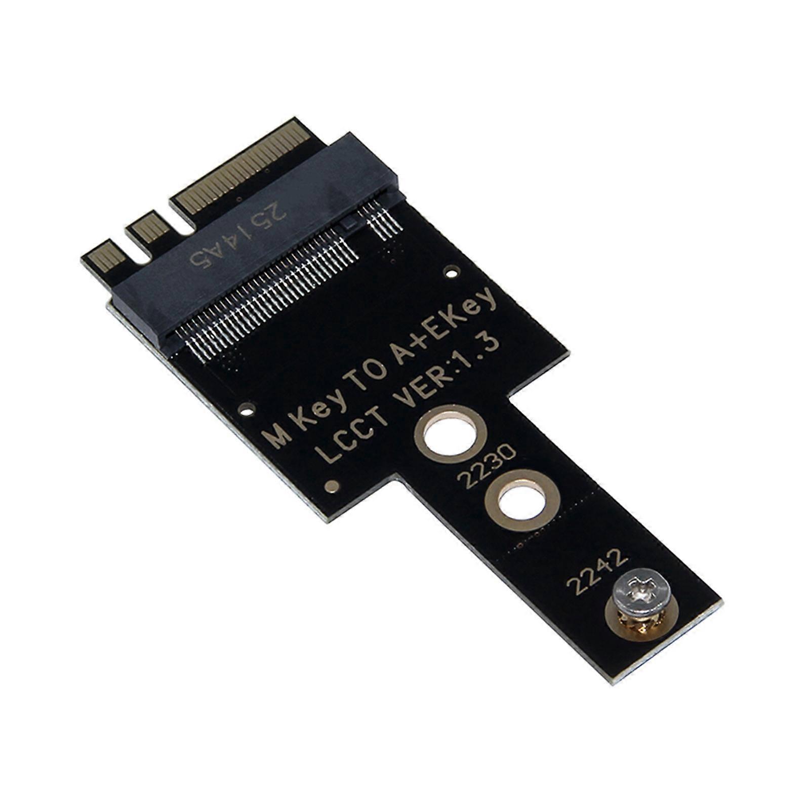 M.2 A+E SSDs PCIE Adapters M.2 SSDs NVME M Key to PCIe Adapters Card, 2242 Expansion Card Multicolor