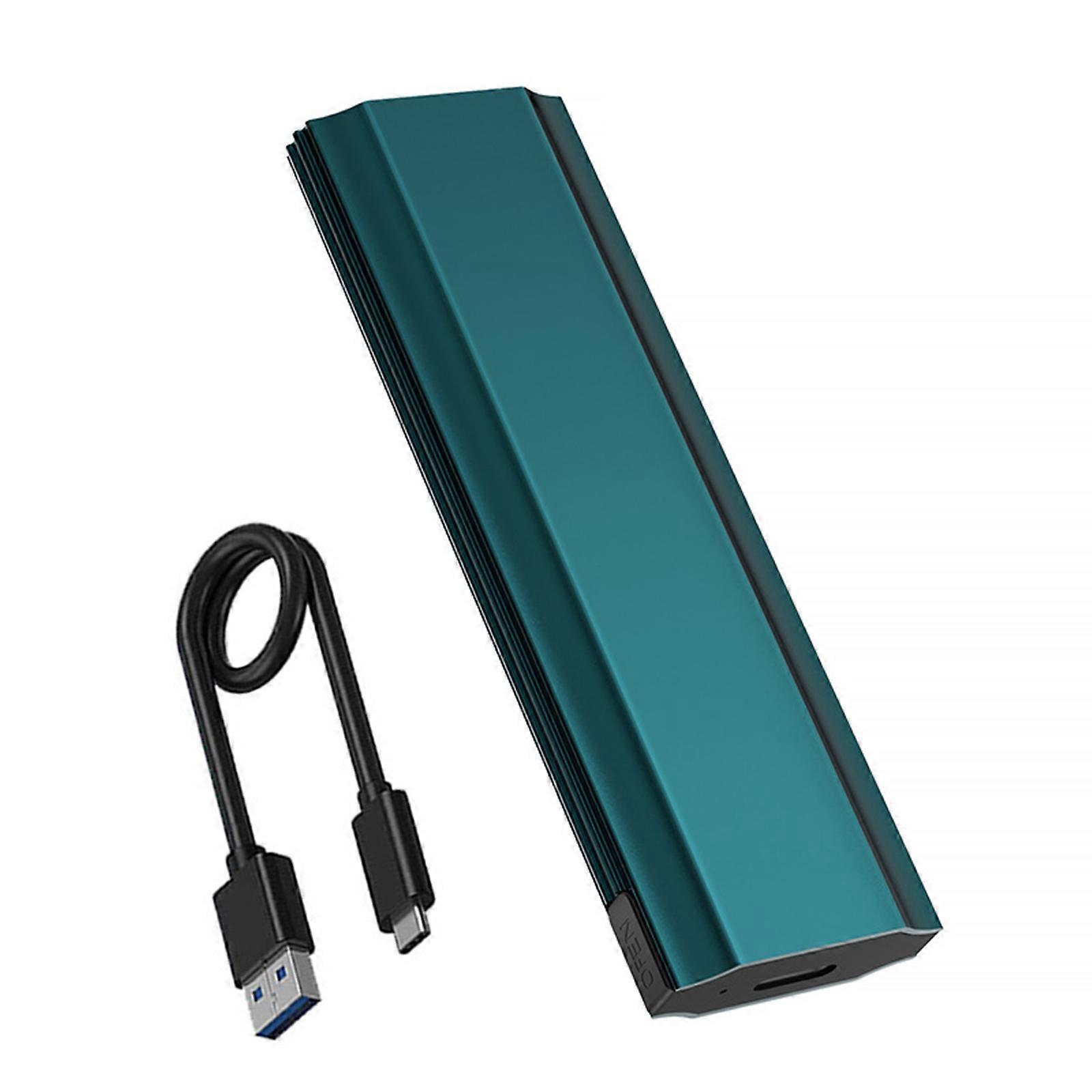 Metal  SSD Case Enclosure Supports NGFF/NVME Protocols 9210 9210B Control for Various Hard Drive Case Multicolor