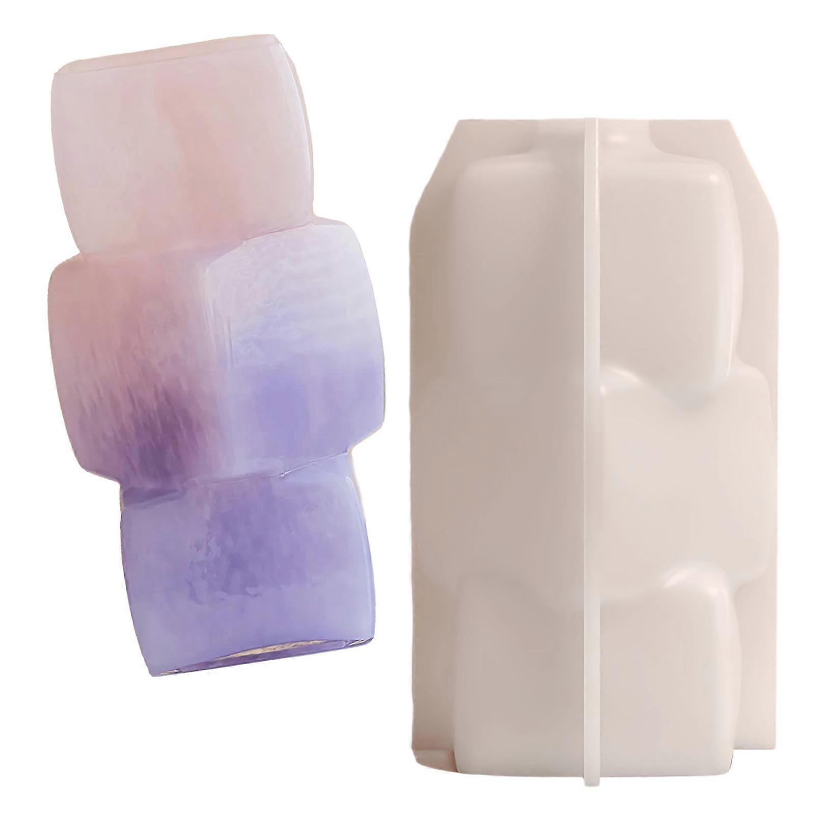 Durability Silicone Molds Epoxy Resin Moulds for Customs Vases Design and Home Accent Creation for Making Pen Holders Multicolor