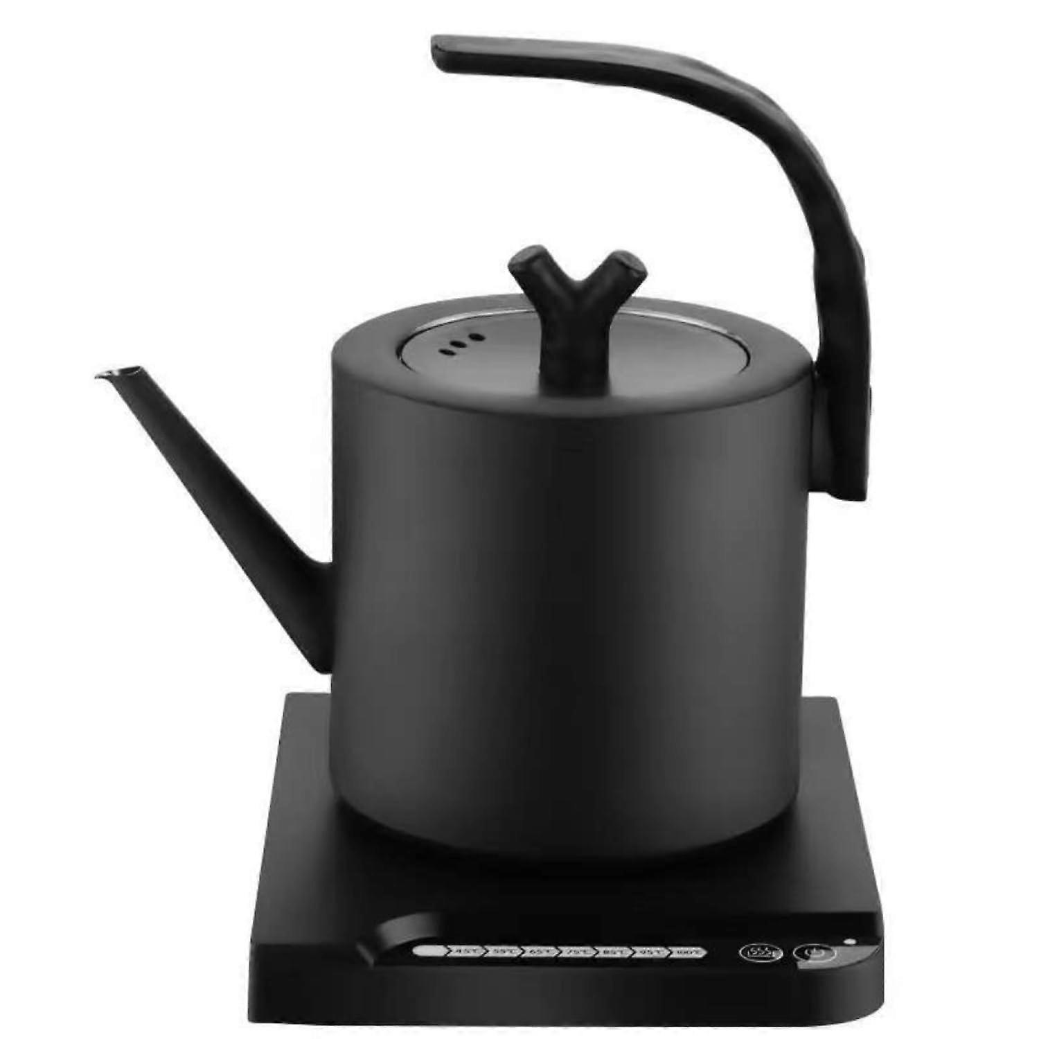 Variable Temperature Electric Kettle with Stainless Steel Fast Boil and Keep Warm, Black