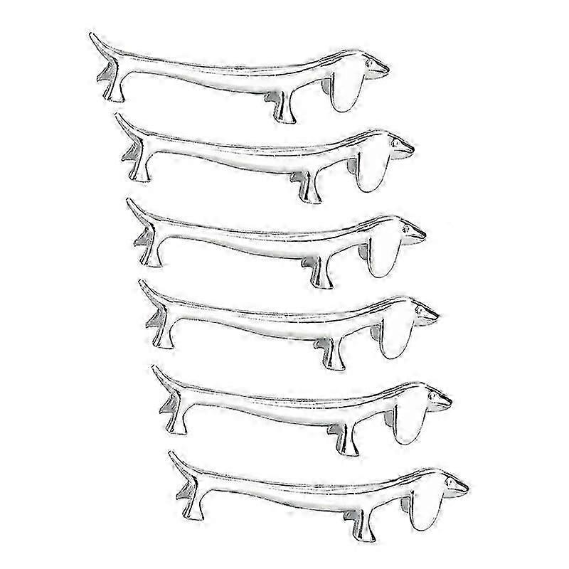chopsticks rest dachshund zinc alloy fork stand spoon tableware