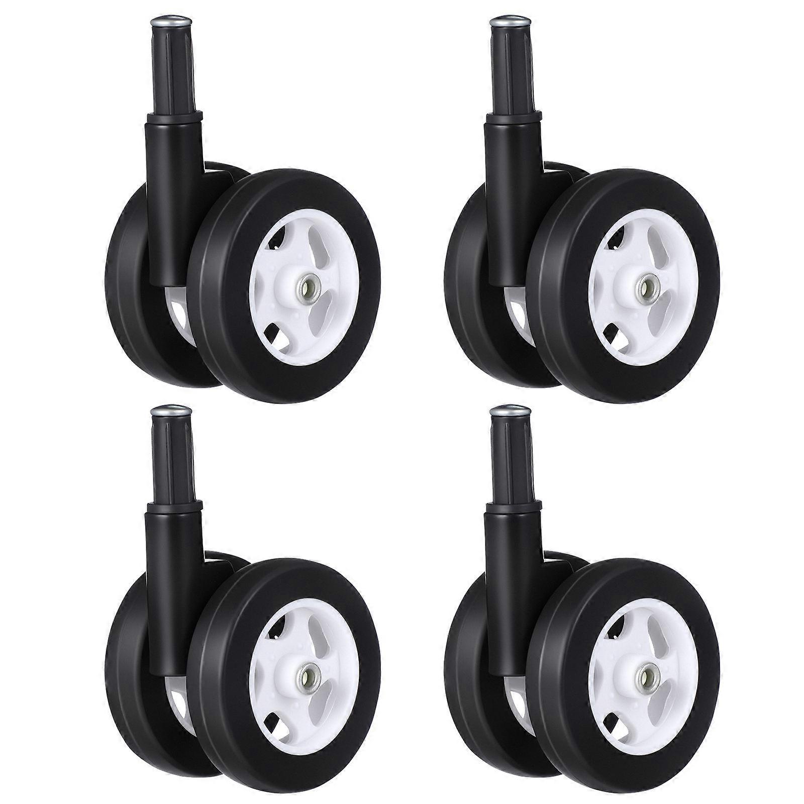 4Pcs Stroller Wheel Replacement for Baby Walker with Easy Detach Design