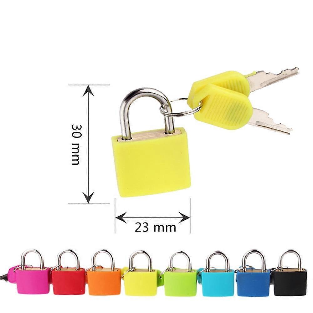 BCMMKLPP Small Mini Strong Steel Padlock Travel Suitcase Diary Lock With 2 Keys