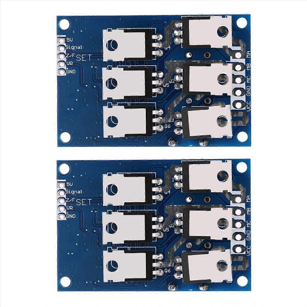 2X DC 12V-36V 500W Brushless Motor Controller Without Hall PWM Control Balanced Car Driver Board Use