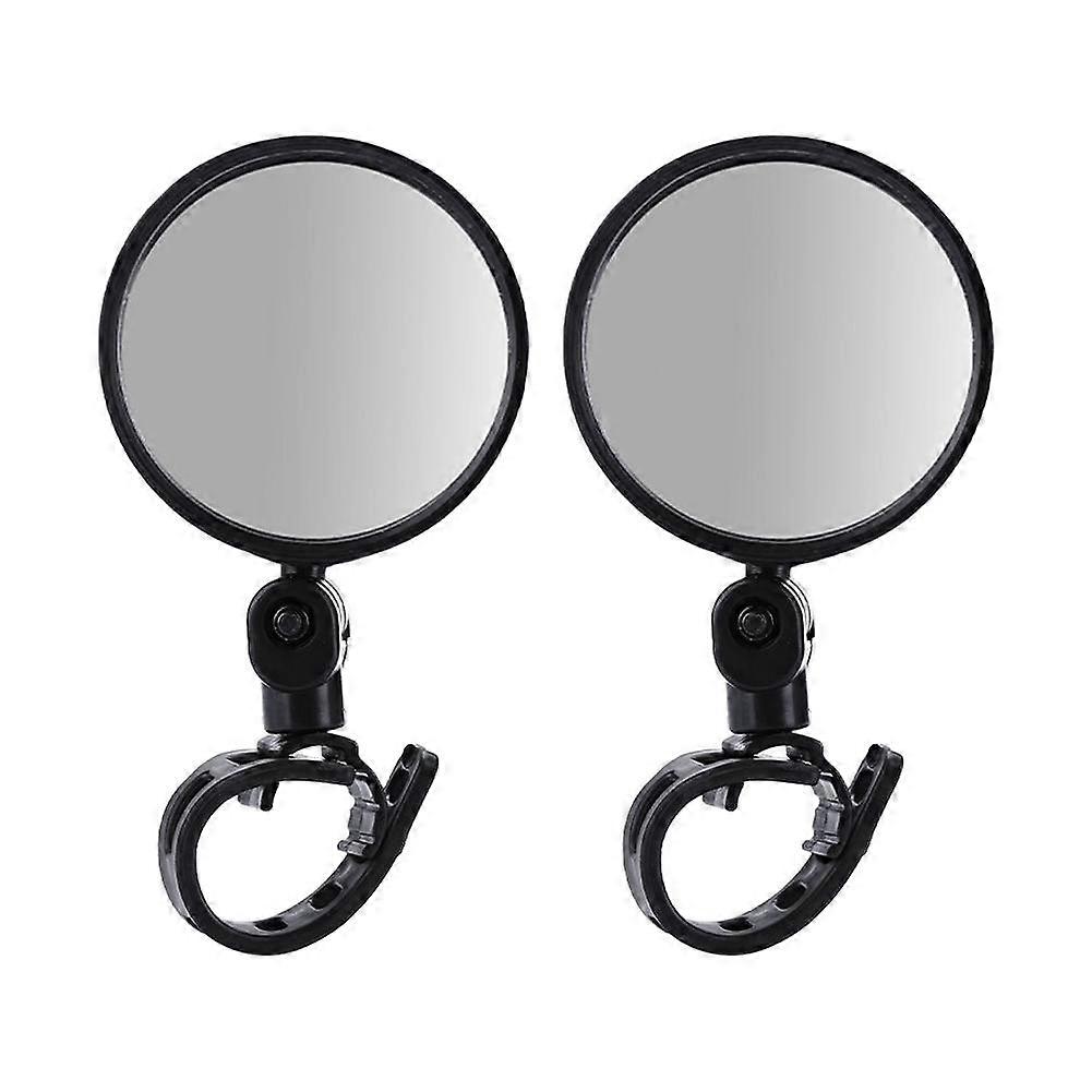 Electric Scooter Mirror Universal Clip On Wide Convex Rearview Adjustable Lightweight Safety Handlebar Mirror for Enhanced Riding Visibility