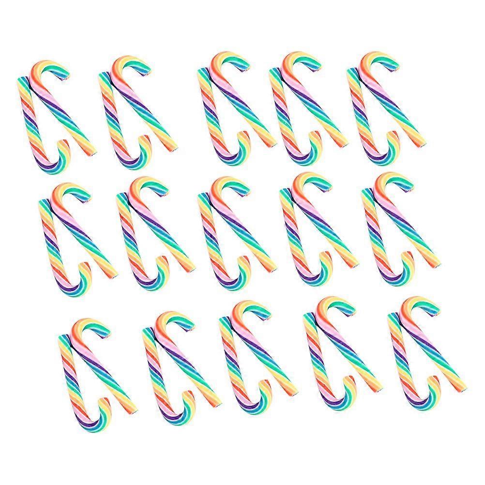 30Pcs Simulation Walking Stick Decoration Jewelry Making Accessory Cane Decor