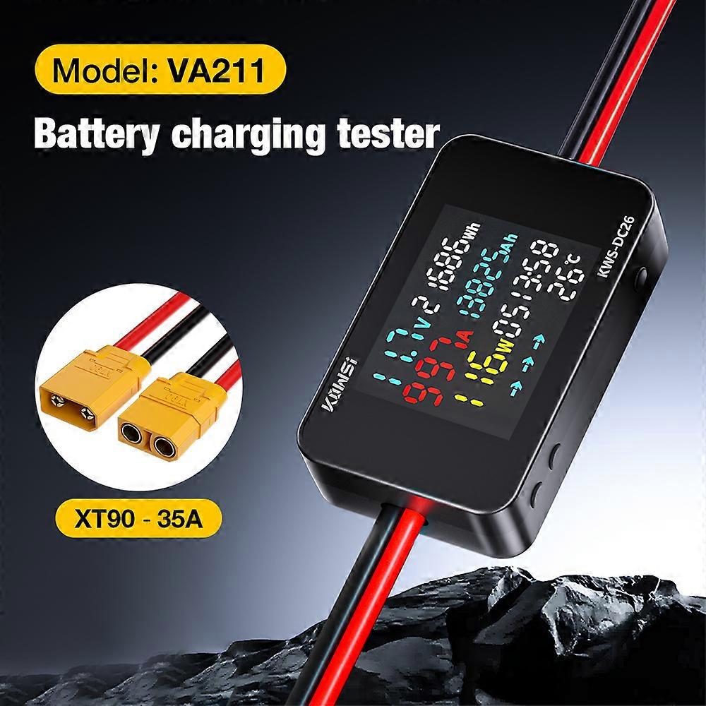 New KWS-DC26 20A/25A/30A Vehicle Battery Charging Tester DC Power Meter Tester Voltage Current Power Energy Consumption Tester