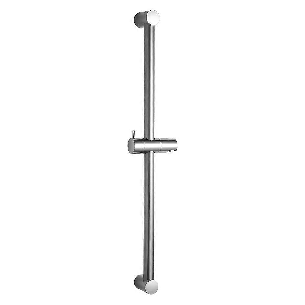 Shower Slide Bar 24 Inch with 360° Adjustable Handheld Holder, Chrome Wall Mount for Bathroom