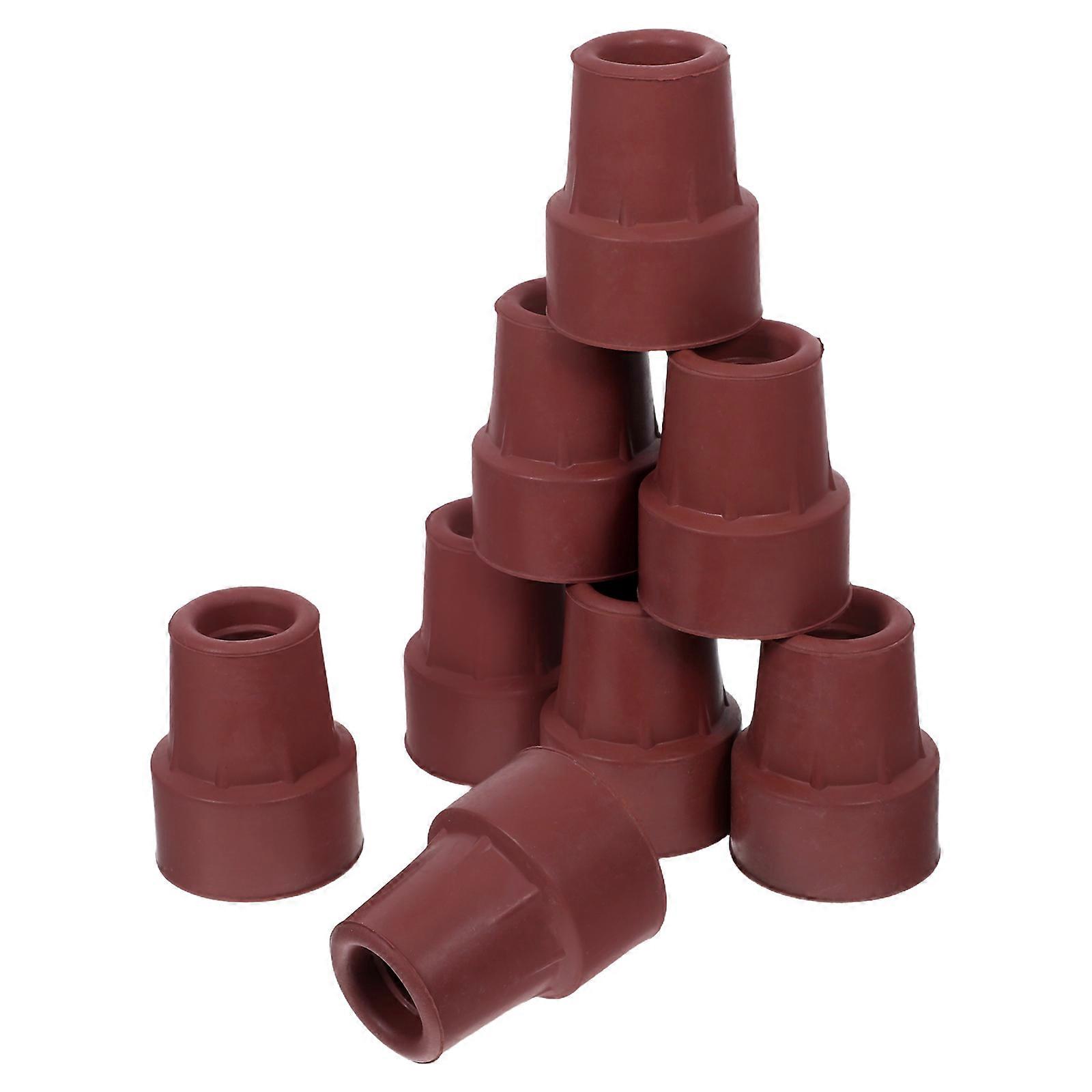Walking Sticks Ends Caps Rubber Hiking Cane Tips for Hiking 32Pcs