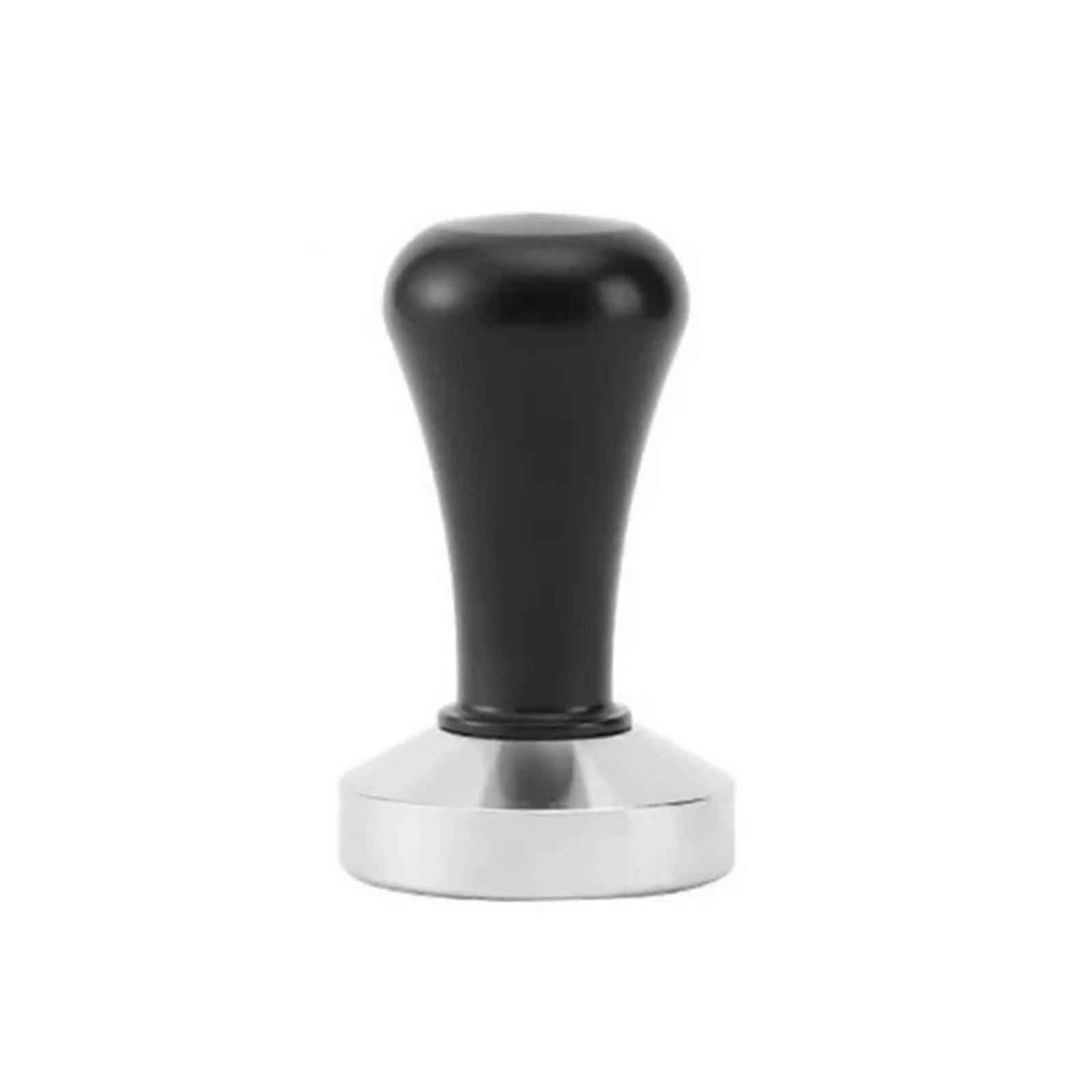 58mm Espresso Coffee Tamper with Solid Wood Handle Aluminum Base for Portafilter Use