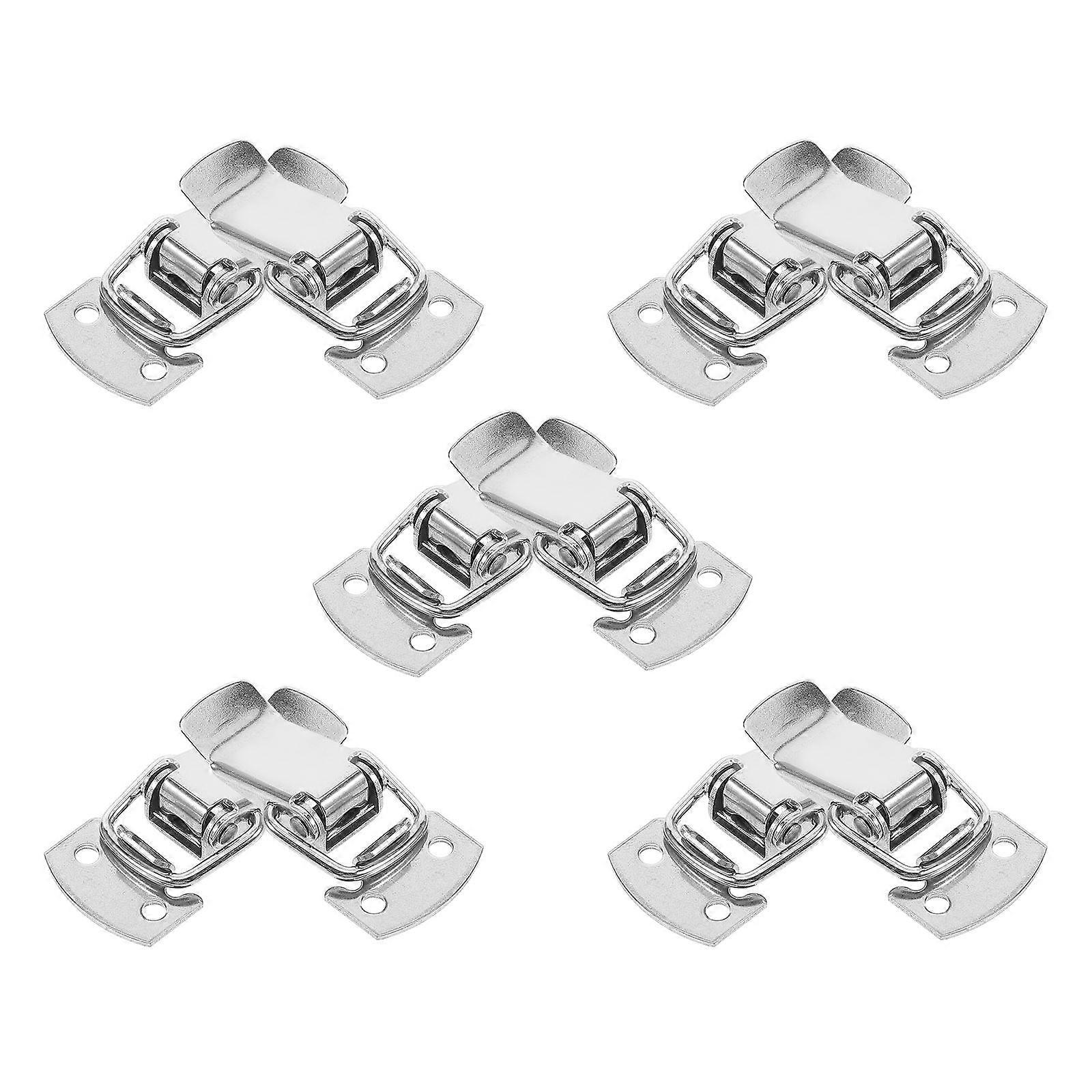Door Latch Lock Stainless Steel Toggle Latch for Toolbox with 10Pcs Mounting Screws