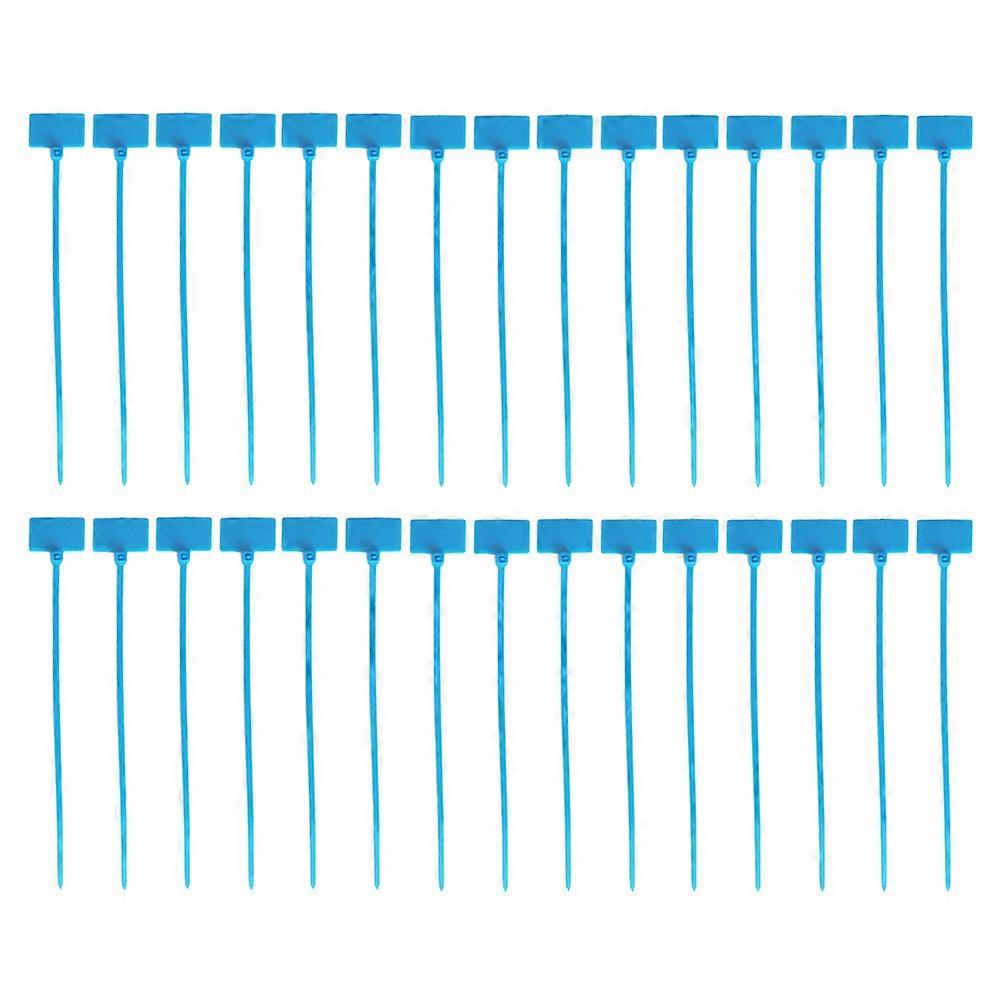 Label Cable Ties Durable Self-Locking Cable Tie for Home Office 250Pcs Blue